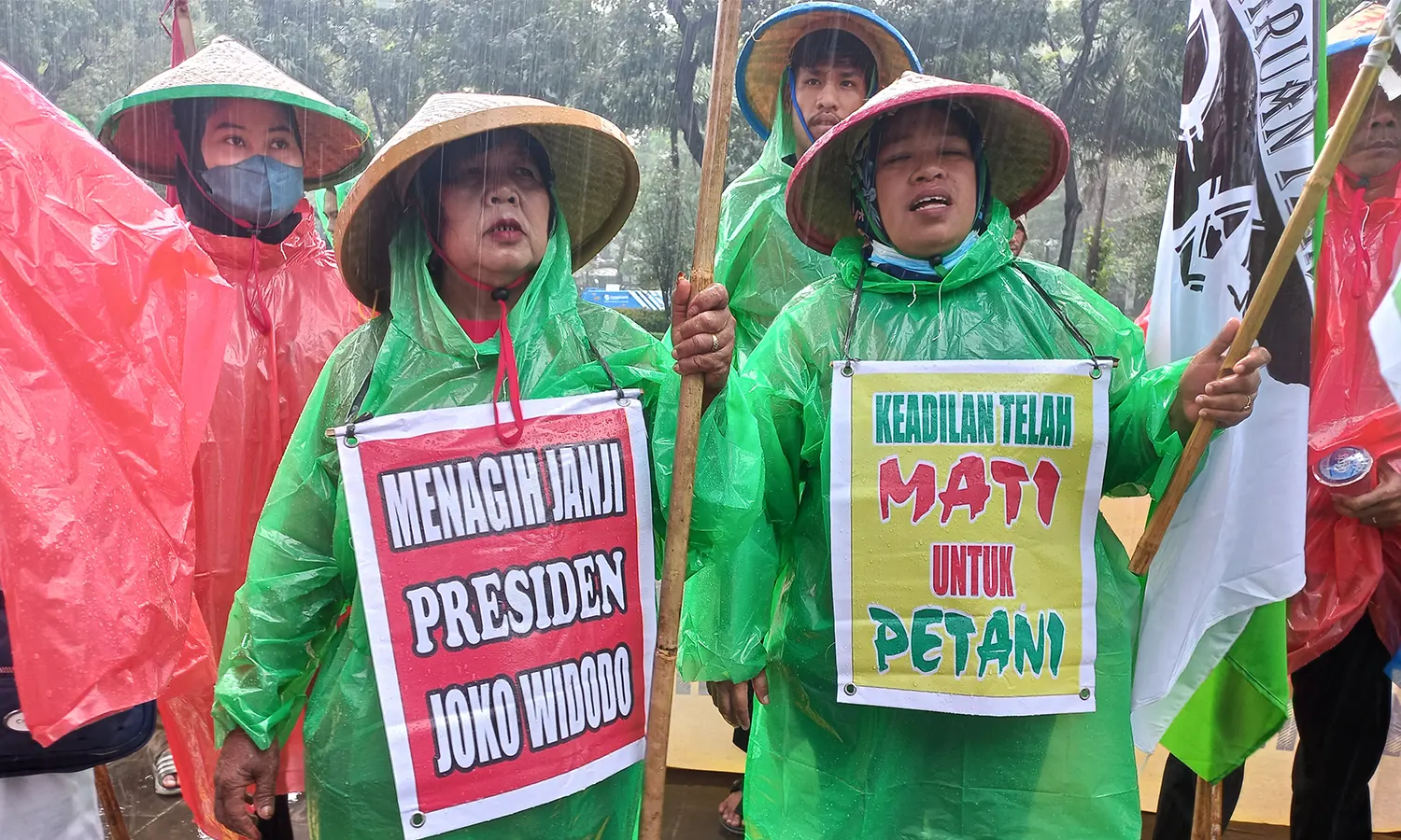 Unjuk Rasa Petani Deli Serdang di Kementerian BUMN: Kehilangan Lahan Bercocok Tanam Hingga Tagih Janji Selesaikan Konflik Tanah dengan PTPN II  